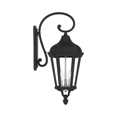Livex Lighting Morgan 3 - Light Wall Light in  Textured Black