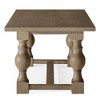 Maven Lane Leon Traditional Wooden Dining Table in Antiqued Finish - 4 of 4