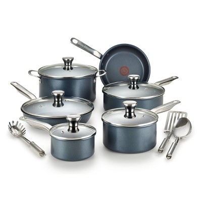 T-fal Platinum Endurance Nonstick 14pc Cookware Set : Target