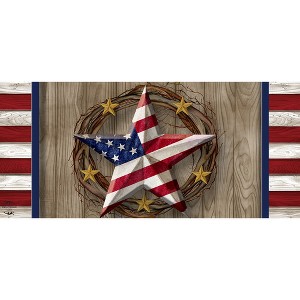 Briarwood Lane Everday American Barn Star Mini Mat 22x10 Indoor Outdoor For Everday Doormat - 1 of 2