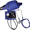 MABIS MatchMates Aneroid Sphygmomanometer Manual Blood Pressure Monitor Fanny Pack Kit with Calibrated Adult Nylon Arm Cuff and Sprague Rappaport - 3 of 4