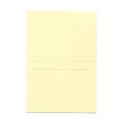 JAM Paper Blank Foldover Cards 4Bar A1 Size 3 1/2 x 4 7/8 Ivory Panel 309898F