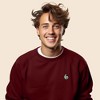 Dalix Fire (Glow In The Dark) Embroidered Fleece Sweatshirt Pullover Mens - 3 of 4