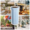happimess Fleur 25-Gallon Traditional Classic Disposable Corrugated Cardboard Event Trash Can and Recycling Bin - 2 of 4