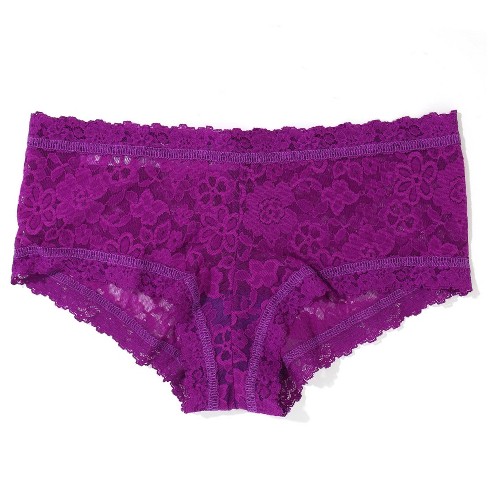 Hanky Panky Women's Daily Lace Boyshort - Small - Aster Garland Purple :  Target