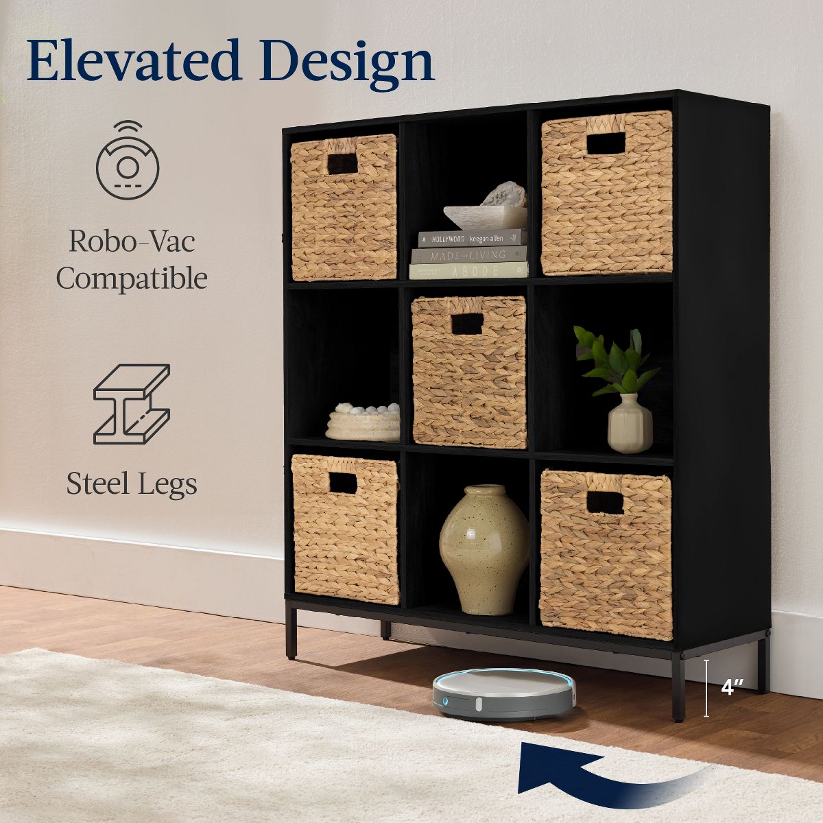 Best Choice Products Cube Bookshelf w/ Removable Back Panels - thumbnail 6