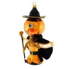 Laved Italian Ornaments 6.5 Inch Pumpkin Man Halloween Tree Ornament , Happy Halloween Cape Staff (1PC) - 3 of 3