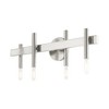 Livex Lighting Denmark 4 - Light Vanity in  Brushed Nickel - 4 of 4
