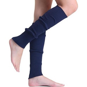 1 Pair Women's Knitted Leg Warmers for Cold Weather 21 Inches Long - 1 of 4