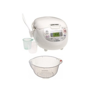 Zojirushi NS-ZCC10 Neuro Fuzzy Rice Cooker,Warmer with 9.5inch Rice Washing Bowl - 1 of 4
