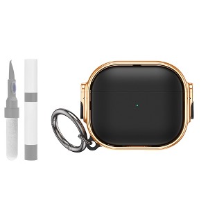 HTUTWOO AirPods Pro 3 Headphone Protective Case, Soft Silicone Cover with Keychain and Cleaner Kit for Women Men - 1 of 4