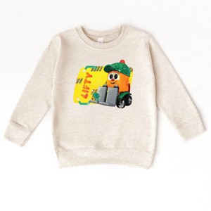 Leo the Truck Lifty Name Distressed - Toddler Graphic Sweatshirt - 1 of 4