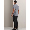 INSPIRE CHIC Men's Cotton Short Sleeve Formal Button Down Regular Fit Plaid Dress Shirts - 3 of 4