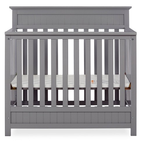 Dream On Me Aspen 4 in 1 Convertible Mini Crib Gray Target