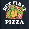 Men's - Teenage Mutant Ninja Turtles - But First Pizza Long Sleeve Graphic T-Shirt - 2 of 4