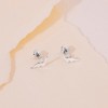 Girls' Gentle Giant Dinosaur Screw Back Sterling Silver Earrings - In Season Jewelry - 4 of 4