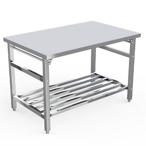 Stainless Steel Kitchen Work Table - 1 of 4