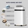 Kismile 12000 ASHRAE BTU/8,000 BTU DOE 120-Volt Vented Medium Room Portable Air Conditioner Remote Included - 4 of 4
