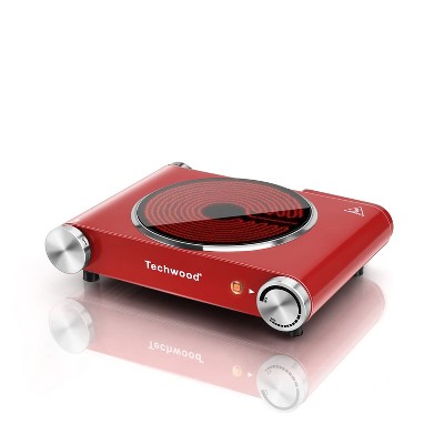 Techwood 1200w Infrared Ceramic Single Hot Plate(red) : Target