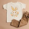 The Juniper Shop Happy Easter Smiley Lightning Bolt Toddler Short Sleeve Tee - 2 of 2