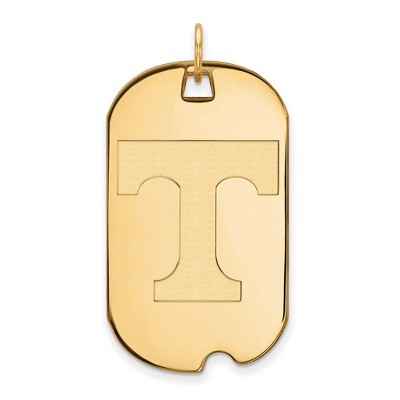 Black Bow Jewelry 10k Yellow Gold Tennessee Volunteers NCAA Large Pendant