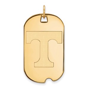 Black Bow Jewelry 10k Yellow Gold Tennessee Volunteers NCAA Large Pendant - 1 of 3