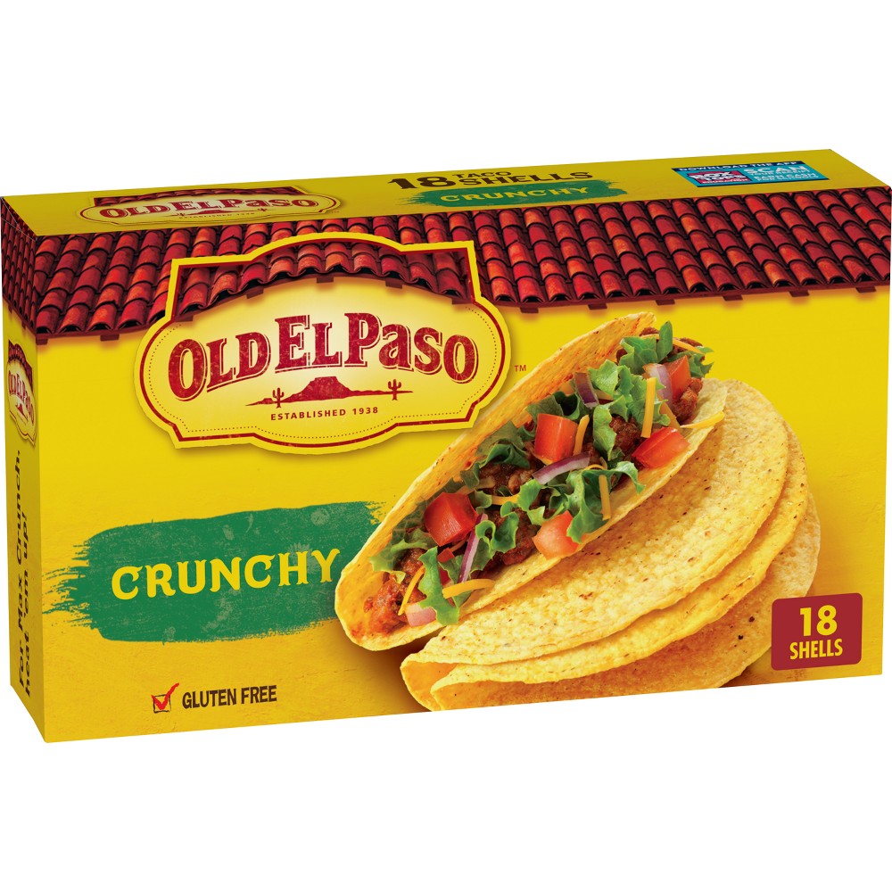 UPC 046000811512 product image for Old El Paso Gluten Free Vegan Crunchy Taco Shells - 6.89/18ct | upcitemdb.com