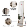 Arch Full Length Wall Mirror, Arched Wall Mounted Mirror, 59.8"x16.5" Hanging Full Body Mirror, Leaning Against Wall Mirror For Bedroom Living Room - image 4 of 4