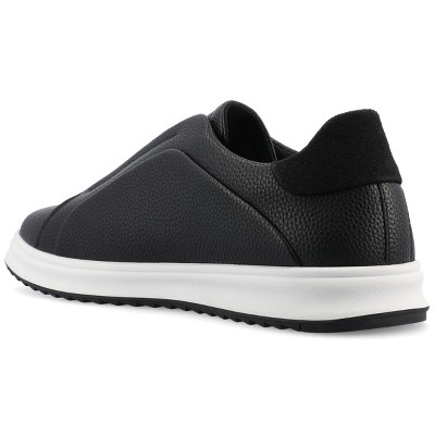 Vance Co. Vance Mens Matteo Medium and Wide Width Slip-on Sneaker, Black 13W — фото 6