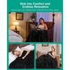 15 Lbs Dual Sided Fluffy Heavy Weighted Blankets for Adults - No Bunching with Double Layers of Soft Inner Lining 60x 80, 15 Pounds - 4 of 4