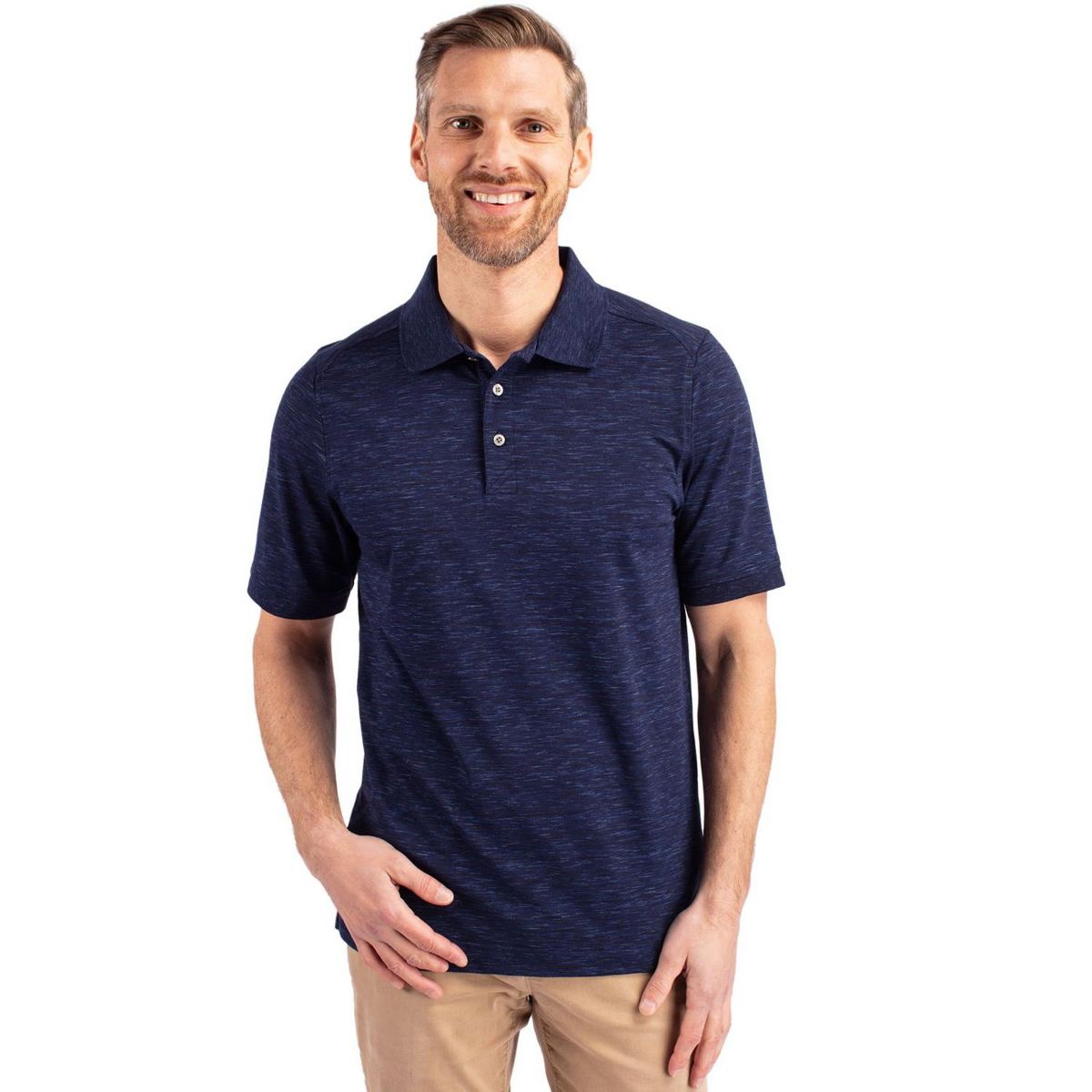 Cutter & Buck Advantage Tri-Blend Space Dye Mens Polo Shirt - thumbnail 8