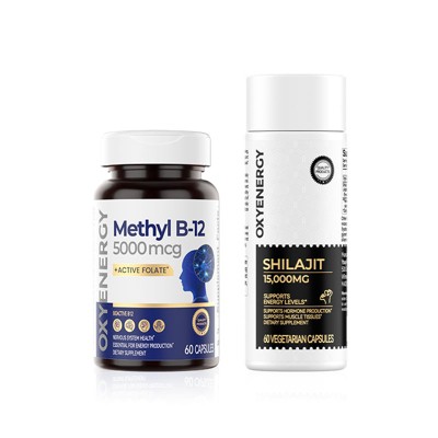 OXYENERGY Methyl B12 & Shilajit Bundle