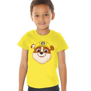 Toddler Boys' Paw Patrol Rubble Grin T-Shirt - 1 of 4