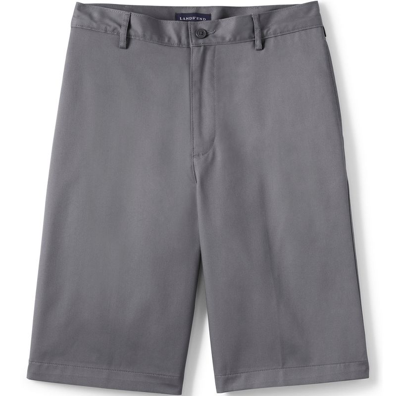School Uniform Young Men's Plain Front Blend Chino Shorts, 1 of 5