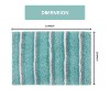Home Weavers Glamour Collection 100% Polyester Microfiber Bathroom Rug, Non Slip Bath Mat Water Absorbent Soft Microfiber Shaggy Mat Machine Washable - 3 of 4