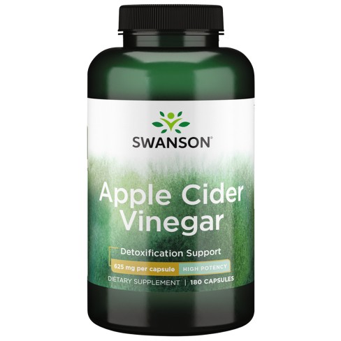 Swanson Herbal Supplements High Potency Apple Cider Vinegar 625 mg Capsule 180ct - image 1 of 3