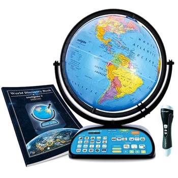 Replogle Globes Intelliglobe II Deluxe Interactive Globe, 12"