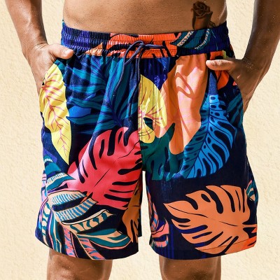 Men's Electric Island Tropical Board Shorts - Cupshe