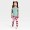 Toddler Girls' Printed Leggings - Cat & Jack™ - 3 of 3