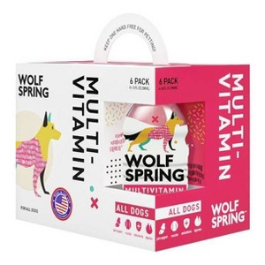 Wolf Spring Multivitamin Wet Dog Food Topper Supplement with Coconut Water - 1 of 4
