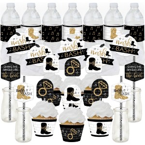 Big Dot of Happiness Nash Bash - Nashville Bachelorette Party Favors and Cupcake Kit - Fabulous Favor Party Pack - 100 Pieces - 1 of 4