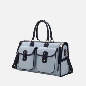 MKF Collection Genevieve Color Block Vegan Leather Women’s Duffle Bag by Mia K - 1 of 4