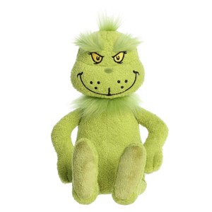 Aurora Large Vintage Grinch Dr. Seuss Whimsical Stuffed Animal Green 13" - 1 of 4