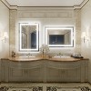 Apmir Super Bright 192 LEDs/m Front LED Lighted Anti-Fog Tempered Glass Bathroom/Vanity Mirror with ETL & 3-Year Warranty - 4 of 4