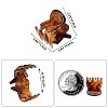 36 Pcs Durable Mini Hair Claw Clips, Great for Design Kids and Adult Hairstyles, Decroation Buns, Pining Bangs, Strong Grip - 2 of 4