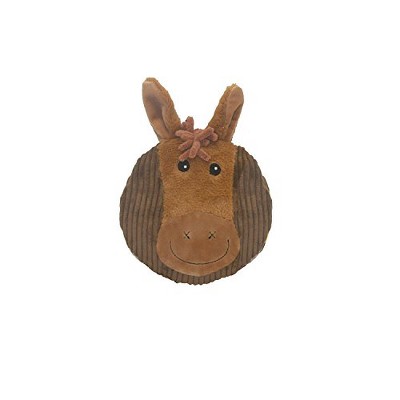 Multipet 43207-1 Sub-Woofer Squeaking Horse Toy, 7", Brown