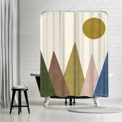 Americanflat Mountain Landscape by Pauline Stanley Shower Curtains