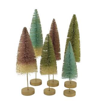 Christmas Pastel Forest Bottle Brush Tree Bethany Lowe Designs, Inc.  -  Decorative Figurines