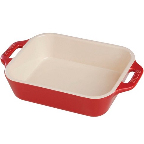 Staub Ceramic 10.5-inch X 7.5-inch Rectangular Baking Dish - White : Target