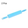 Unique Bargains Silicone Non-Stick Adjustable Pizza Pastry Mini Rolling Pin 2 Pcs - 3 of 4